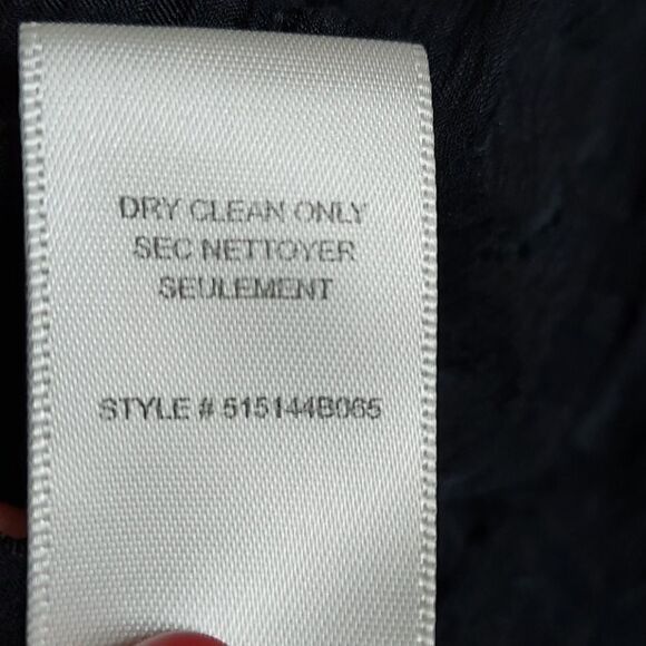 Rebecca Taylor Black Silk Blend Blouse Sz 0 - Picture 13 of 13